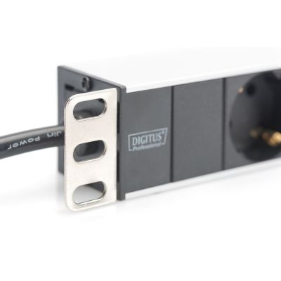 4. DIGITUS DN-95401 RACK strip (8 x UTE; 16 A; 2 m; black)