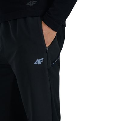 12. Men's trousers 4F FNK M0930 deep black 4FWAW25TFTRM0930 20S