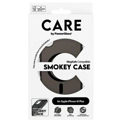 4. CARE by PanzerGlass Flagship Case iPhone 16 Plus 6.7" smoke/smokey MagSafe 1351