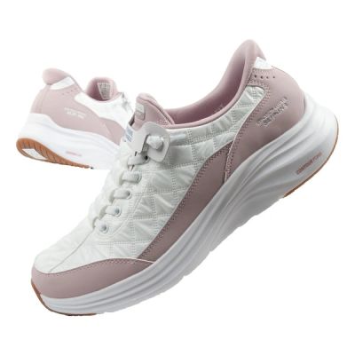 Skechers Contour Foam Women's Sports Shoes White SLIP-INS Comfortable