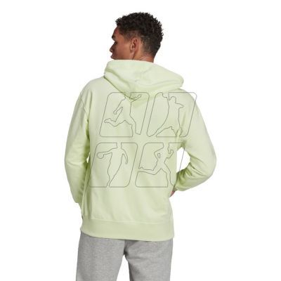 2. adidas Essentials FeelVivid Cotton Hoodie M HE4359