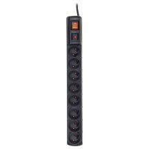 HSK DATA ACARS8PRO Power Strip (8 x UTE; 6500 A; 3 m; Black)