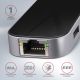 5. Axagon HMC-6GL USB 3.2 Gen 1 (3.1 Gen 1) Type-C Docking Station Black, Gray