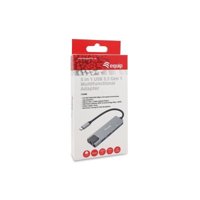 8. USB Equip 133496 Adapter USB 3.2 Gen 1 (3.1 Gen 1) Type-C Gray