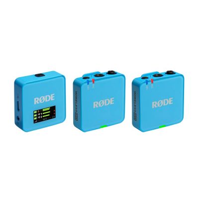 2. RODE Wireless GO III Blue - Wireless Microphone System (Blue)