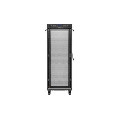 7. 19" 32U 600x1000 black floor-standing rack cabinet with perforated doors LCD Lanberg (Flat Pack)