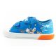 11. Leomil Sonic children's sports shoes, lightweight sneakers with Velcro, blue and red