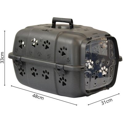 6. PET CARRIER 48X32X30CM - BLACK