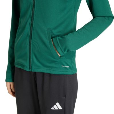 5. adidas Entrada 26 Track Women’s Green Training Jacket KE9836
