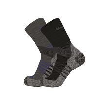 SALOMON X ULTRA ACCESS CREW 2-PACK R+L ANTHRACITE-BLACK LC2083200