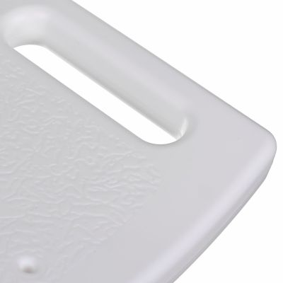 6. Rectangular shower stool with adjustable height