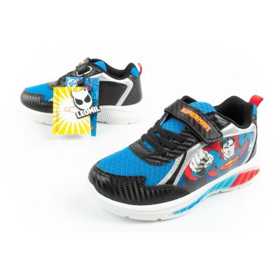 17. Leomil children's sports shoes sneakers for boys Superman LED