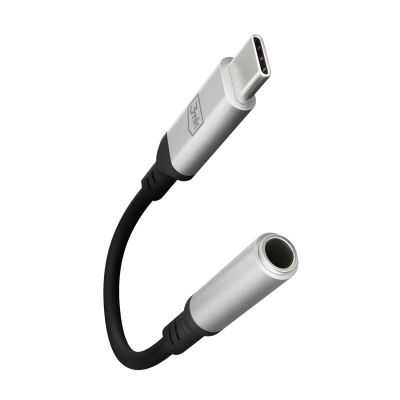 11. 3mk USB-C adapter - 3.5 mm minijack - silver