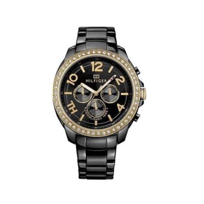 2. Tommy Hilfiger Serena black gold quartz watch original - 1781496