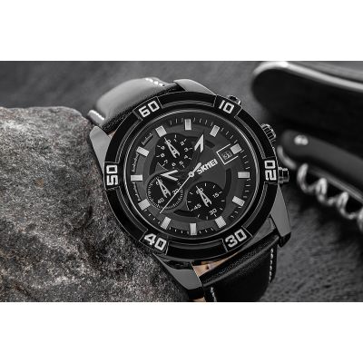 5. Skmei 9156BKBK Men's Watch + BOX