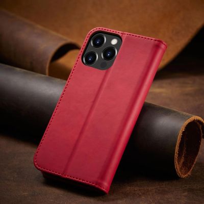 14. Magnet Fancy Case case for iPhone 14 Plus flip cover wallet stand red