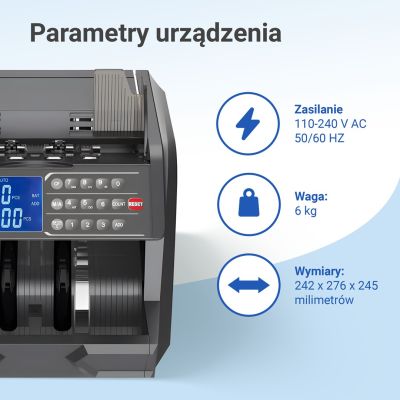 15. Extralink LockStar MG X-600 UV, IR professional banknote counter