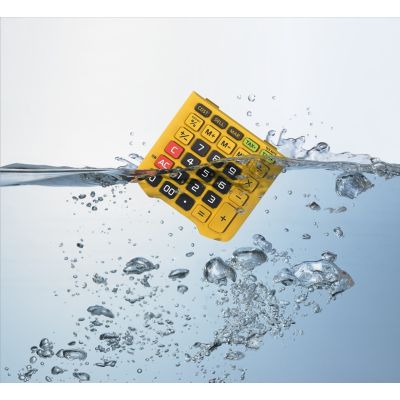 5. CASIO WATERPROOF OFFICE CALCULATOR WM-320MT-S, 12-digit display, Removable keyboard, 108.5x168.5, Water and dirt resistance level: IP54