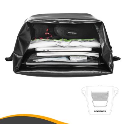 4. Rockbros AS-001 Waterproof Trunk Bag 27L - Black