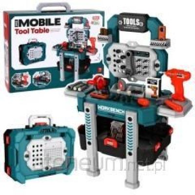 DIY Set 2-in-1 Tool Table Suitcase Workshop Screwdriver 78 pcs.