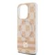 6. DKNY IML Checkered Mono Pattern & Printed Stripes MagSafe case for iPhone 13 Pro / 13 - pink