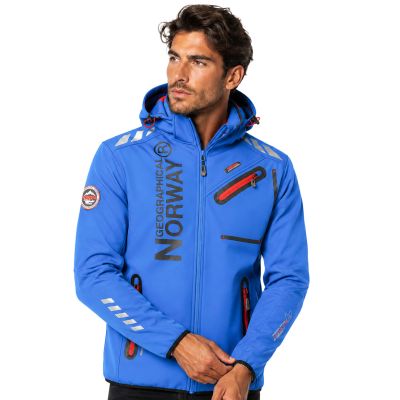 Men’s softshell jacket Geographical Norway ROYAUTE DB ROYAL BLUE RED MEN 068 (WY2170H/GN-ROYAL BLUE / RED)