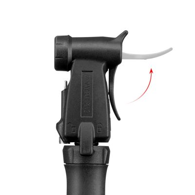 8. ROCKBROS TM-1701P 80 PSI Mini Bicycle Pump for Presta and Schrader Valves - Black