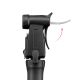 8. ROCKBROS TM-1701P 80 PSI Mini Bicycle Pump for Presta and Schrader Valves - Black