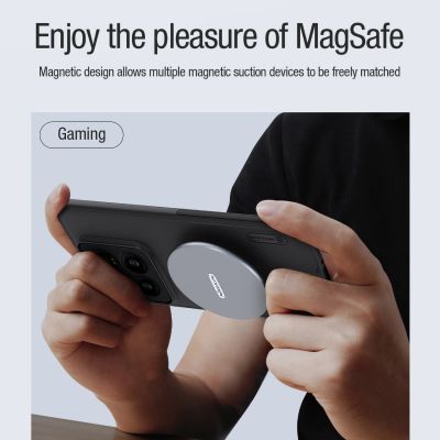 7. Nillkin Super Frosted Shield Pro Magnetic Case for Xiaomi 14 Pro - black