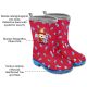 7. Perletti children's rain boots little fireman for boys