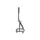 3. Flat Screen/Video Conferencing Cart - Extra Strong - Lockable - Plastic, Stainless Steel, Aluminum - Screen Size: 94-203 cm (37"-80")