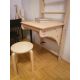 85. WOODEN PULL-UP LADDER WITH DESK BENCHK 112