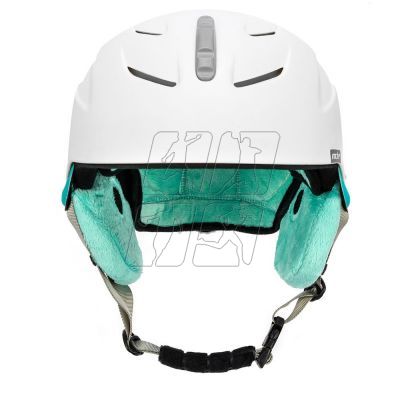 3. Meteor Lumi ski helmet white / mint 24858-24860