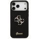 3. Guess Silicone Big 4G Script Case for iPhone 17 Pro Max - Black