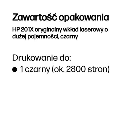 9. HP 201X Original High-Capacity Black LaserJet Toner Cartridge