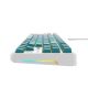 5. Havit KB901L Gaming Keyboard (White and Green)
