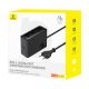 7. Baseus Digital GaN 3xUSB-C 1xUSB-A 240W Wall Charger with Power Cable - Black