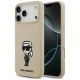 Karl Lagerfeld Silicone Karl Sketch & Logo MagSafe Case for iPhone 17 Pro Max - Brown
