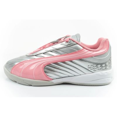 2. Puma sports shoes sneakers youth V-S2 Goalgetter fashionable silver