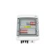 DCAC hermetic IP65 EMITER connection box with Dehn 1000V DC surge arrester type 2, 2 x PV string, 2 x MPPT // Dehn AC limiter type 2, 20A 3-Ph