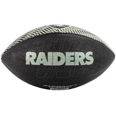 6. Ball Wilson NFL Team Tailgate Las Vegas Raiders Jr Ball WF4010017XBJR