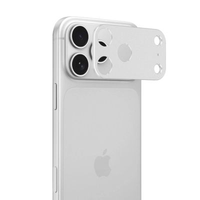 2. Tech-Protect Camalloy Fit+ Camera Island Cover for iPhone 18 Pro Max – Silver