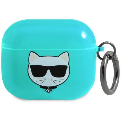 Karl Lagerfeld Choupette Case for AirPods 3 - Blue