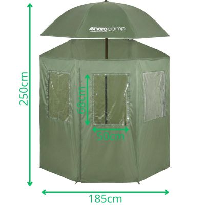 10. 2-in-1 ENERO CAMP FISHING TENT UMBRELLA