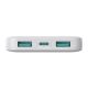 5. Powerbank Joyroom JR-PBF12 10000mAh 2.4A 2x USB-A 1x USB-C - white