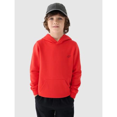 Boy's sweatshirt with hood, open, 4F Junior 4FJWMM00TSWSM1292-70S