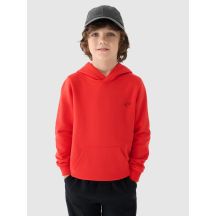 Boy's sweatshirt with hood, open, 4F Junior 4FJWMM00TSWSM1292-70S