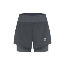 Rogelli women's shorts 2in1 ESSENTIAL gray M