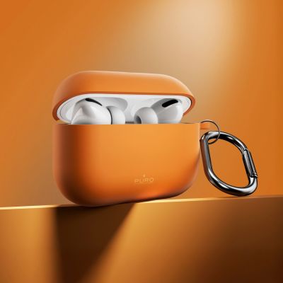 5. Puro Icon Case for AirPods Pro 3 - Orange