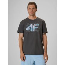 Men's regular printed T-shirt 4F 4FRSS26TTSHM4295-22S